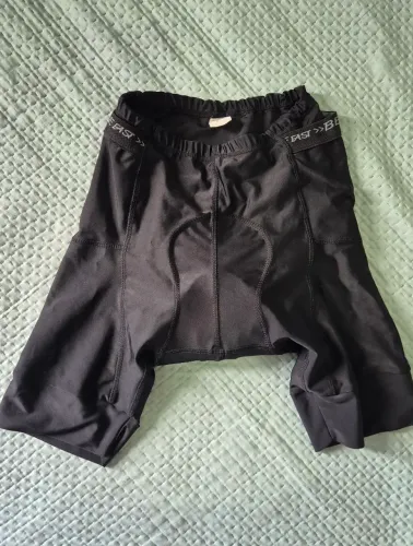 Bermuda de ciclismo com forro em gel (P)<br>
