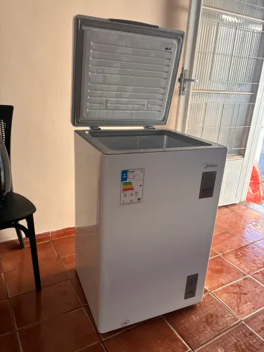 Freezer Horizontal 3 Em 1 Branco 100L Midea