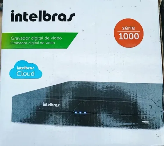 Gravador DVR intelbras 4 Canais + HD 1TB