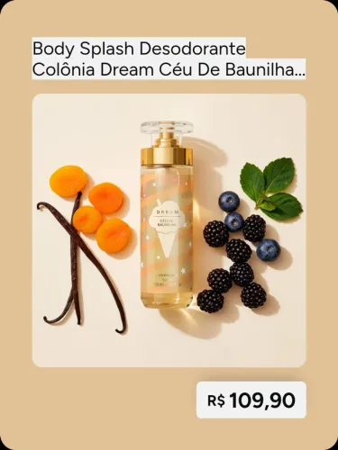 Dream Céu de Baunilha 200ml