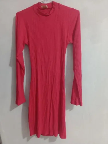 Vestido canelado Morena Rosa 