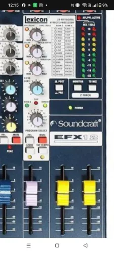 Mesa Soundcraft EFX12 parcela até 4x cartão