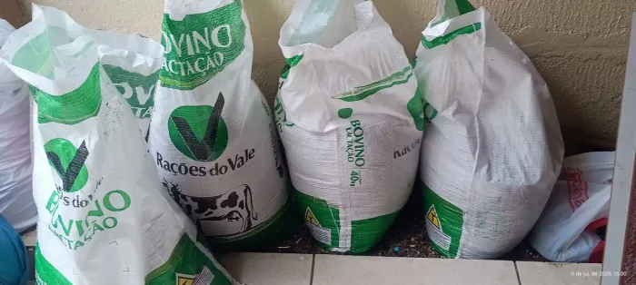 Vendo 1/4 de areia em sacos.