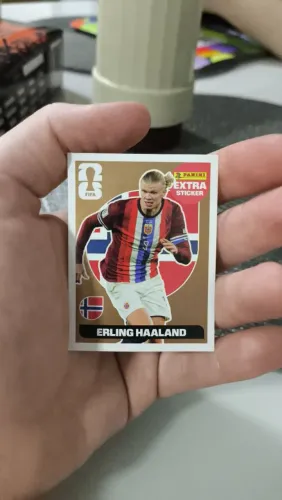 Figurinha Legend Haaland - troco por figurinhas para completar meu álbum