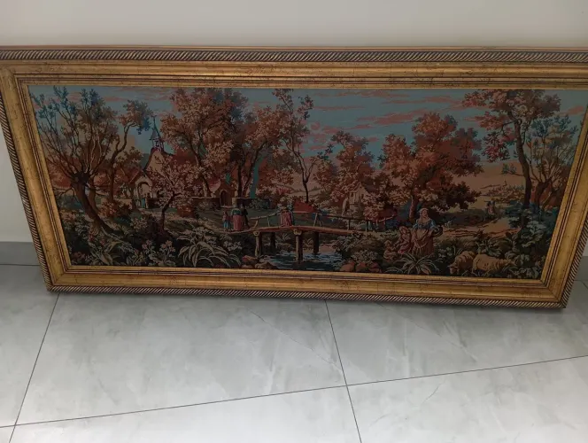 Quadro gobelin cores vivas