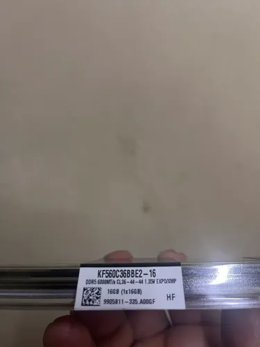 Memória Kingston Fury Beast 16GB DDR5 6000MHz