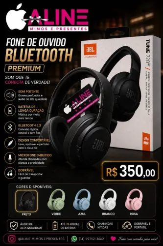FONE BLUETOOTH JBL TUNE 720