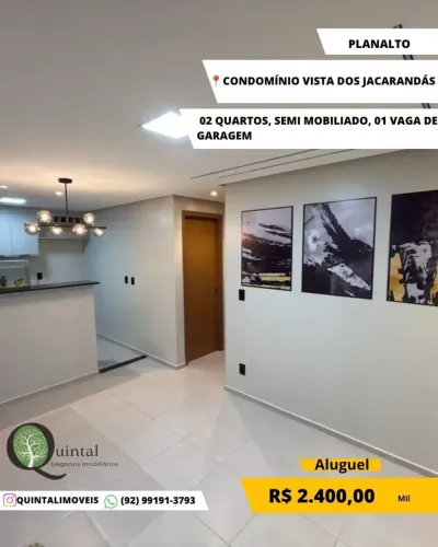 APARTAMENTO PARA LOCAÇÃO | PLANALTO