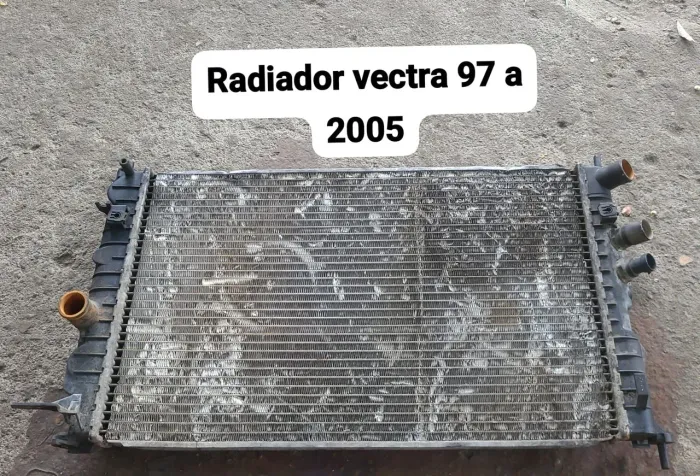 Radiador, condensador e ventoinha do ar vectra 99