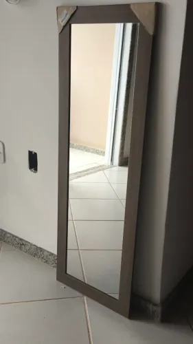 Espelho com moldura 120cmX42cm
