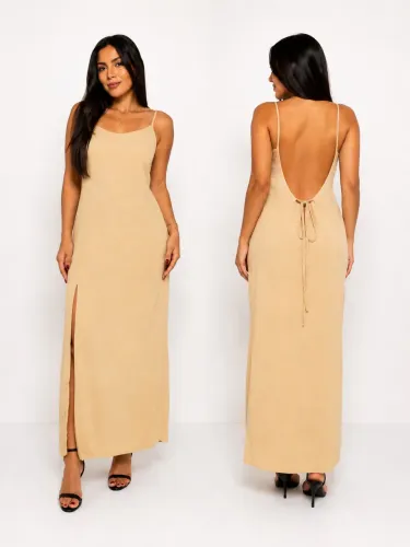 Vestido Longo Nude