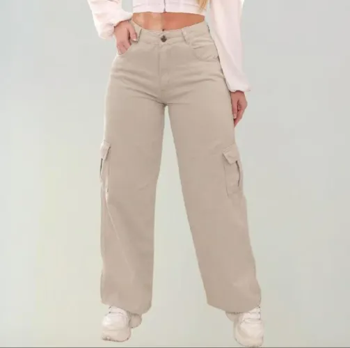 Calça cargo feminina