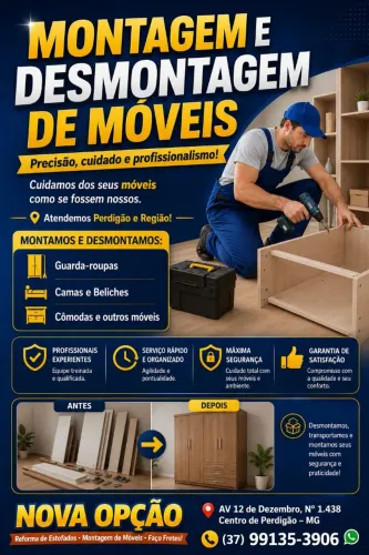 Montagem e desmontagem de móveis