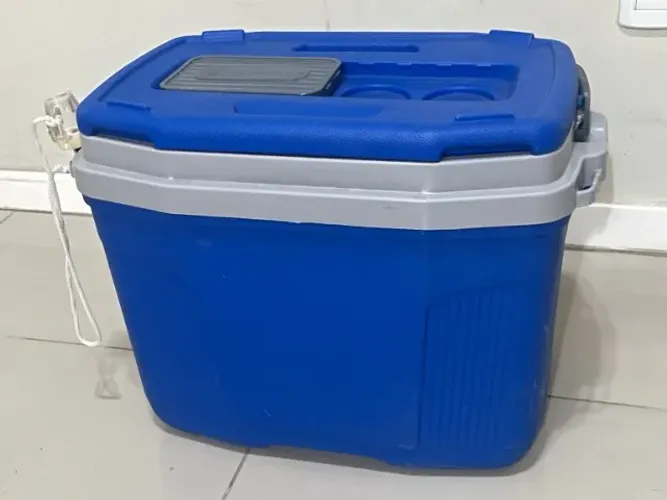Caixa Térmica Termolar SUV 20 Litros Azul Porta-copos
