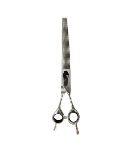 Tesoura Semi-dentada Curva Chrome 440c 7.5 Propetz