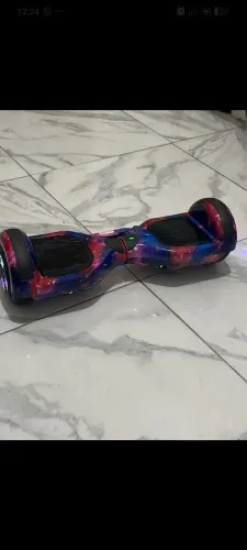 Hoverboard 6.5" Galáxia com Bluetooth e Luzes LED - Completo