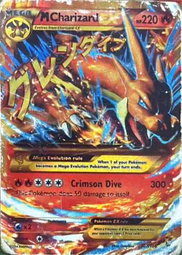 Carta Pokémon M Charizard EX Full Art 108/106 - Mega Charizard