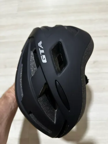 Capacete Ciclismo Bike Rider Mtb Ajustável + Led Traseiro (Tamanho M)