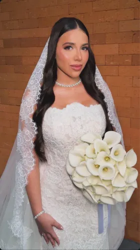 Vestido de Noiva Pronovias Privée Geramy + Véu | Comprado na Europa