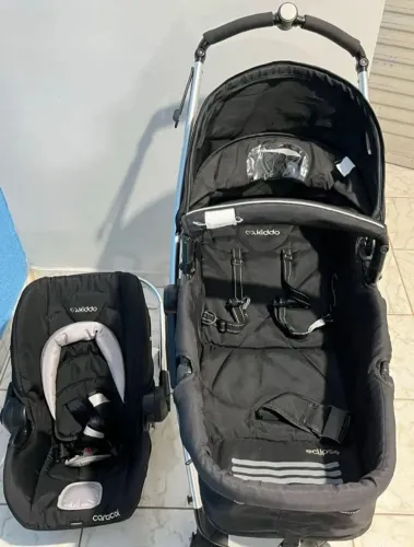 Vendo carrinho e bebê conforto Kiddo 