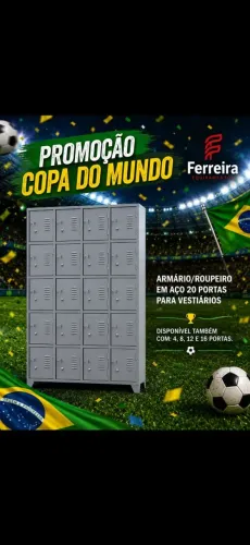 Roupeiros em aço p seu comércio