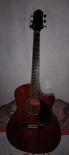 Violão Crafter coreano EG140 CEQ BK elétrico ver descrição geral 