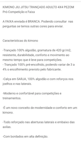 Kimono Pezom A3