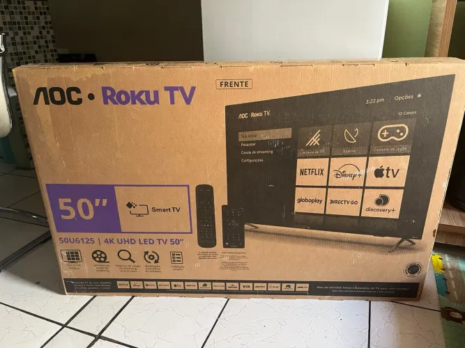 Embalagem para tv 50 polegadas/caixa