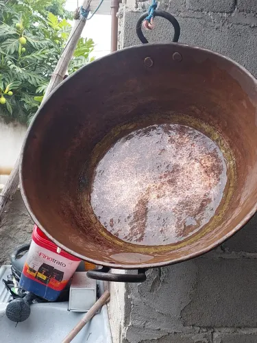 Tacho de cobre antigo centenário da Bisavós, 25 L