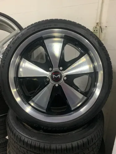 Rodas Fuchs de Epoca Porsche aro 17 5x100 C/Pneus
