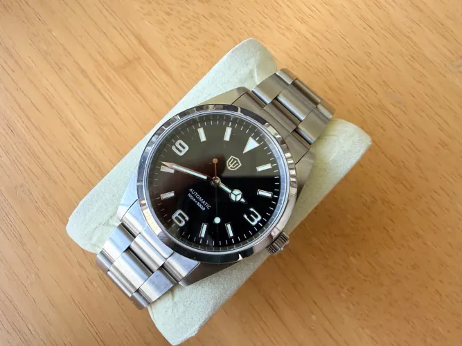 Relogio Watchdives Explorer Wd6610 37mm automatico safira