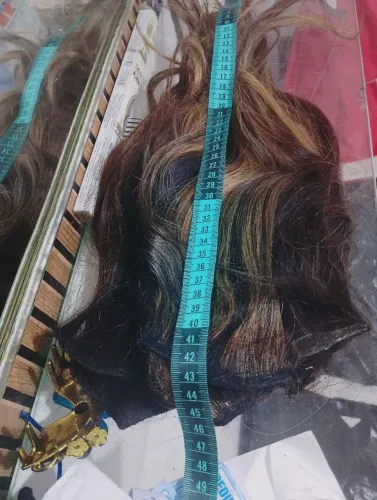Cabelo humano morena iluminada 40/45 cm 190