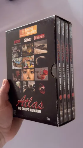Atlas do Corpo Humano - Serie com 4 DVDs Discovery Home & Health