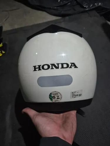 Capacete Honda nº 60 Branco