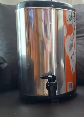Garrafa Térmica em Inox 8 Litros - Sem Uso