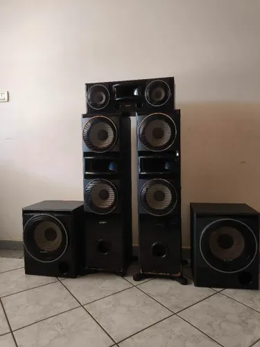 Kit Caixas de som Sony do Receiver Muteki HT - DDW7500