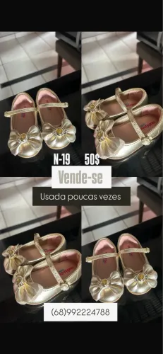 Vende-se sapato infantil 