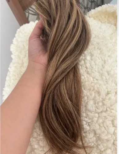 Aceito proposta Cabelo humano loiro Brasileiro
