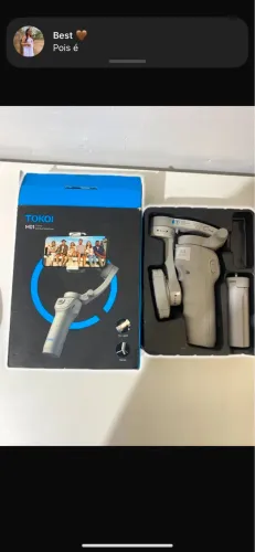 TOKQI M01 - Gimbal Estabilizador 3 Eixos pra celular* ?