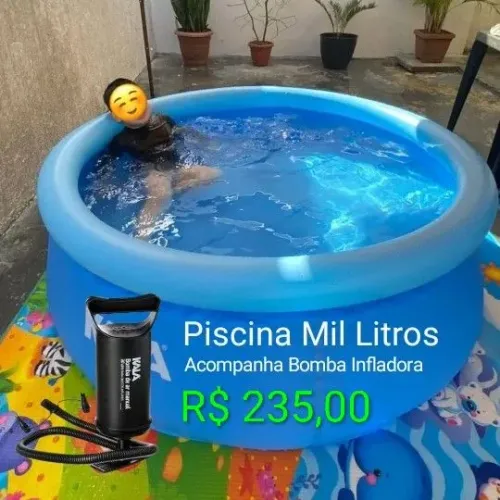 Piscinas, Vários tamanhos e valores 