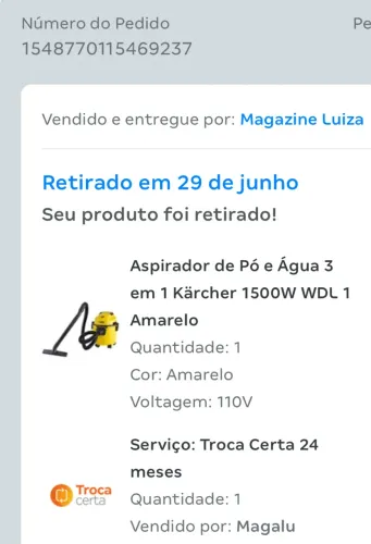Aspirador de Pó e Água 3 em 1 Kärcher 1500W WDL 1 Amarelo