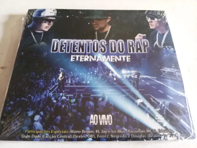 Cd Detentos do rap ao vivo eternamente novo lacrado