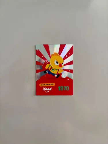 Card Figurinha Canarinho Brasil 1970