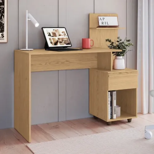Mesa Computador Escrivaninha Office Lira Boucle