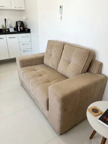 Sofá 2 Lugares Bege - Excelente Estado!