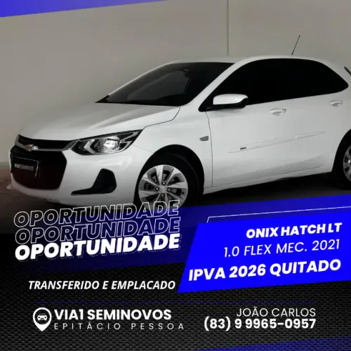 Chevrolet Onix Hatch LT 1.0 12V Flex Mec. 4P 2021