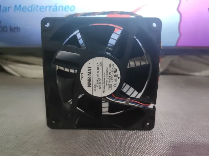 Fan Cooler alta rotação 12v NMB-MAt 120mm x 120mm