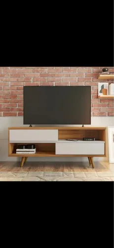 Rack 1.35M Bancada NT1180 Para Tv Até 50 Freijo/Off White - Notável