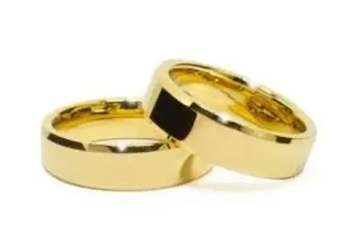 Alianças Noivado Casamento Ouro 18 Kilates 7 mm 12 Gramas Qualquer Modelo A Escollher