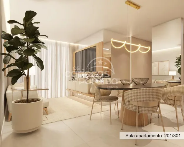 Apartamento com 2 dormitórios à venda, 55 m² por R$ 379.000,00 - Bancários - João Pessoa/P